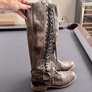 Brand new NEVER worn leather Bed Stu boots